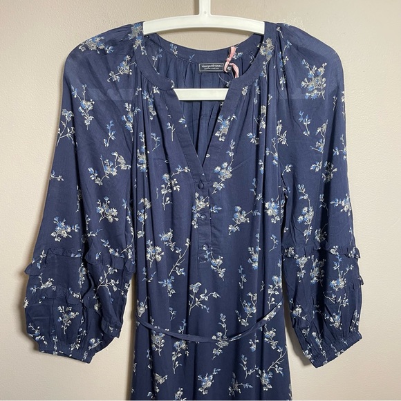 Vineyard Vines Tiered Ruffle Trim Maxi Dress NWT $198 BOHO - Picture 12 of 13